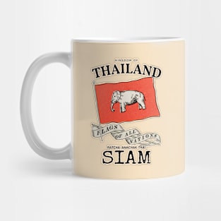 Antique Flag of Thailand Mug